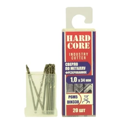 Сверло по металлу Industry cutter 1.0х34 мм Р6М5 фрез. 