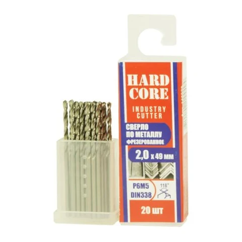 Сверло по металлу Industry cutter 2.0х49 мм Р6М5 фрез. 
