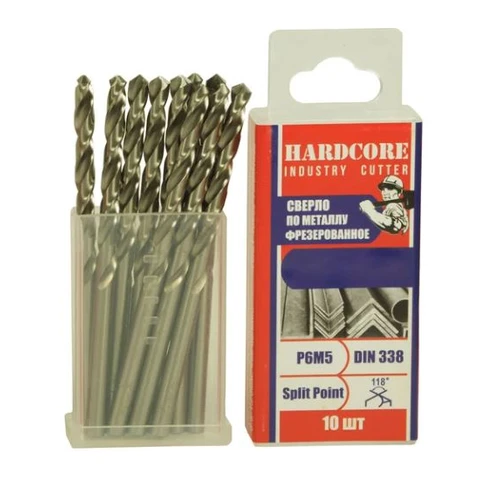 Сверло по металлу Industry cutter 4.8х86 мм Р6М5 фрез. 