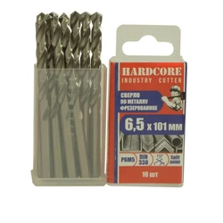 Сверло по металлу Industry cutter 6.5х101 мм Р6М5 фрез.