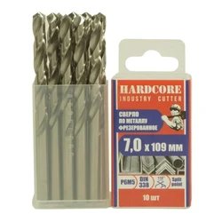 Сверло по металлу Industry cutter 7.0х109 мм Р6М5 фрез. 