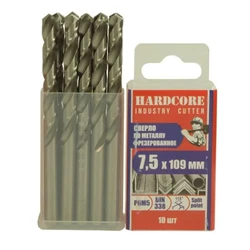 Сверло по металлу Industry cutter 7.5х109 мм Р6М5 фрез. 