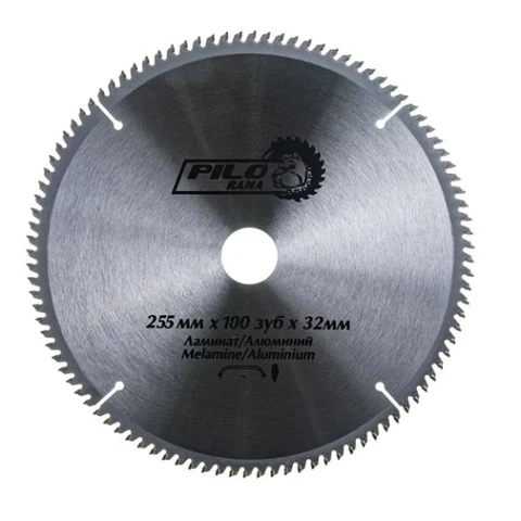Диск пильный по ламинату и алюминию 255 мм х 100 зуб. х 32/30 мм 