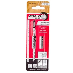 Пилки для лобзика 100х75 мм 6з/д (дер,дсп,фанера.h=6-60мм) быстр.чист. Т101D 2 шт/карта 