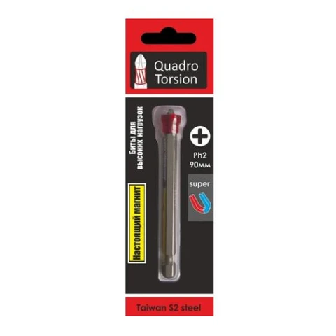 Биты 1/4 Ph2-90 мм с магнитной насадкой 