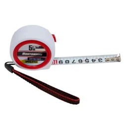 Рулетка с автостопом-трещоткой 5 м х 19 мм 