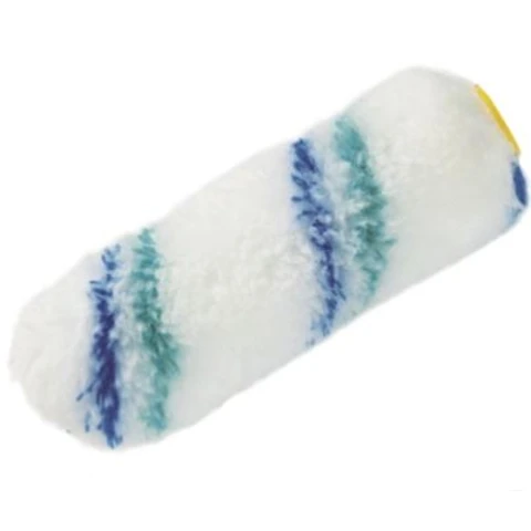 Валик-мини полиэстер 100 мм d-6 мм, ворс 12 мм ,сине-зеленой полосой/(2 шт/уп)