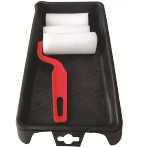 Валик-мини поролоновый 100 мм +ванночка+2 шубки/10 шт.