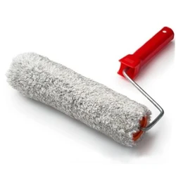 Валик полиэстер 250мм d-47 микроволокно серый, ворс 15мм, в сборе