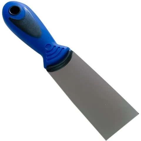 Шпатель малярный из нерж.стали двухкомпонент. ручка 40 мм