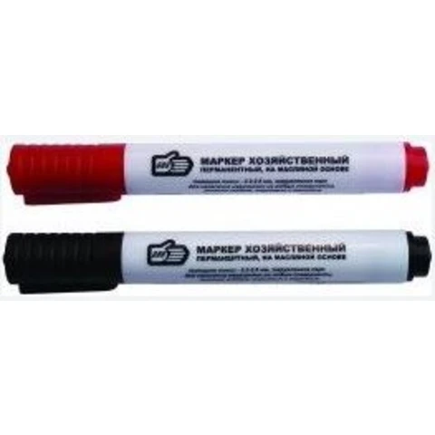 Маркер пластмассовый красный/12 шт.
