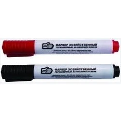 Маркер пластмассовый красный/12 шт.