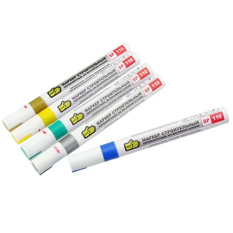 Маркер строительный белый/12 шт./144