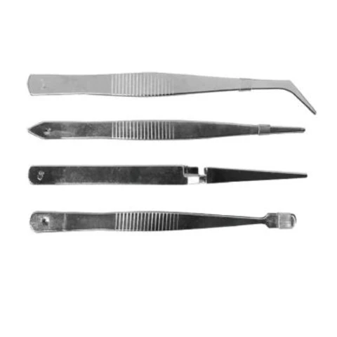 Набор технических пинцетов 4 шт в уп