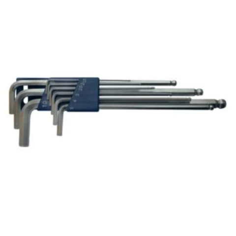 Набор ключей имбусовых 9 шт. удлиненные(1,5-10мм) CrV cталь/1 шт.