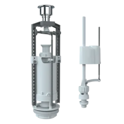 Арматура с нижней подводкой (кнопка хром) SM-N/H (UNICORN)