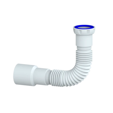 Гибкая труба 400мм д.40 х д.40/50 с гайкой 1 1/2 (UNICORN)