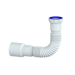 Гибкая труба 400мм д.40 х д.40/50 с гайкой 1 1/2 (UNICORN)