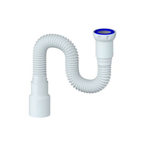 Гибкая труба 800мм д.40 х д.40/50 с гайкой 1 1/2 (UNICORN)