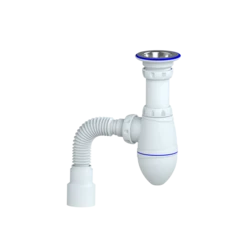 Сифон для тюльпана, умывальника прикруч. выпуск 1 1/4