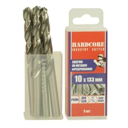Сверло по металлу Industry cutter 10,0х133 мм Р6М5 фрез. 