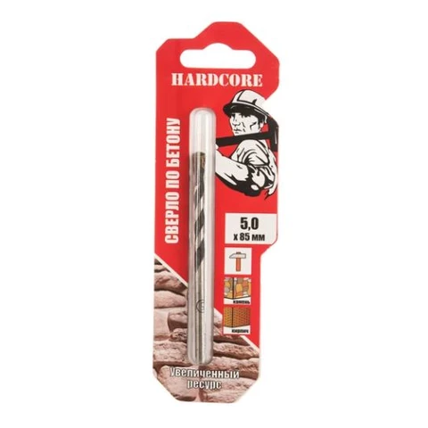 Сверло по бетону 5х 85 мм 