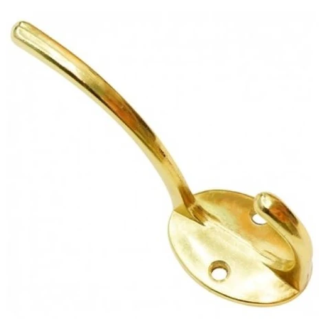 Крючок 2541 GР двойной большой золото/50 шт. уп.