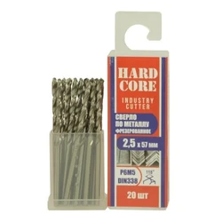 Сверло по металлу Industry cutter 2.5х57 мм Р6М5 фрез. 