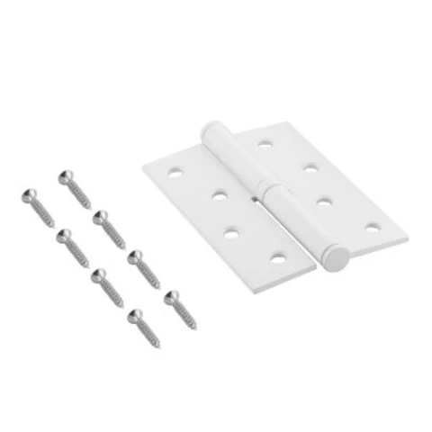 Петля накладная FHP-STD 100*70*2.5 (белая) ПРАВАЯ