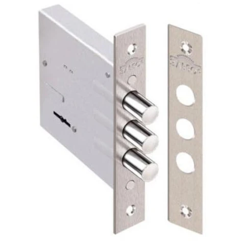 Замок врезной сувальдный Эльбор 1.04.02.3 Кремень(VE), 3 ригеля 3кл.