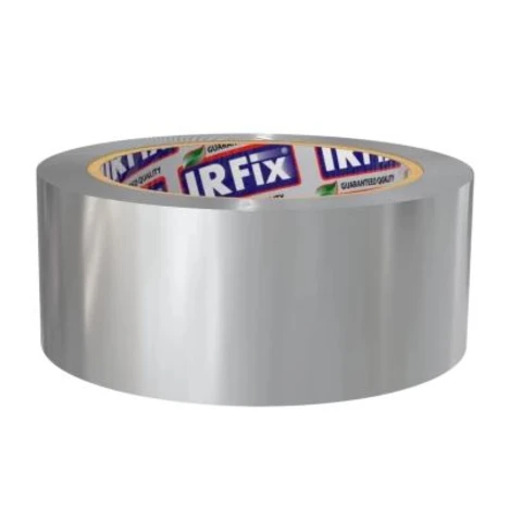 Лента клейкая 48 мм х 20 м алюминиевая JETFIX /36 шт